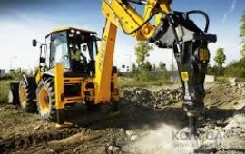 JCB 3cx super с гидромолотом