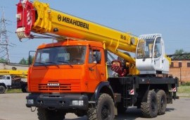 Услуги Автокрана 16 т, 25 т, 32 т, 50 т