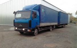 Грузовик с прицепом 85 куб
