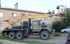 Услуги телескопической автовышки 14 - 22 метра