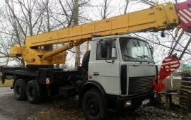 Услуги автокрана 25тн