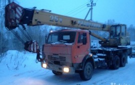 Аренда автокрана 25т