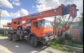 Услуги автокрана 25т, стрела 21-28м