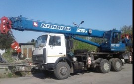 Aренда Автокрана 25 тонн услуги Брянск