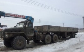 Урал седельный тягач манипулятор в Богандинском