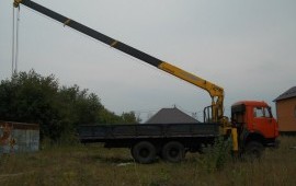 Кран- манипулятор аренда*услуги грузоперевозки