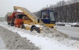 Уборка снега техникой