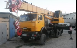 Услуги автокрана 32-25т