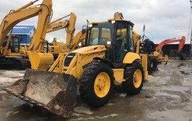 Услуги экскаватора погрузчика Komatsu