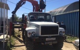 Бурилка 3 в 1 кран ямобур вышка вездеход