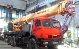 Сдам автокран гм 25 т, вылет стрелы 31 м