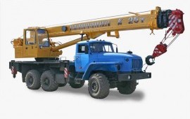 Автокран УРАЛ 25т