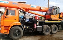 Услуги автокрана КАМАЗ-43118-46