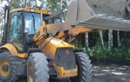 Услуги зксковатора-погрузчика