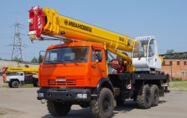 Услуги Автокранов в Ялте от 14 до 25 т, 14-47м