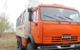 Аренда вахтового автобуса КАМАЗ 6х6 НЕФАЗ