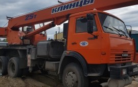Автокран "Клинцы" на базе Камаз. в Криводановке