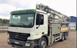 Услуги автобетононасоса Mercedes-Benz