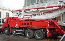 Аренда автобетононасоса CIFA 42 метра