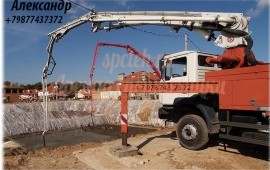 Услуги автобетононасоса