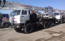 Аренда Автокрана 25 тонн заказ услуги