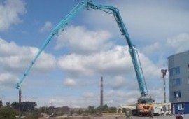 Аренда бетононасос с длиной стрелы