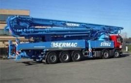 Аренда автобетононасоса 62 метра