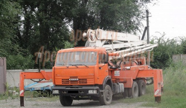 Услуги автобетононасоса КАМАЗ