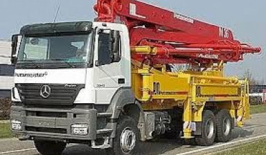 Услуги автобетононасоса Автобетононасос