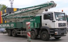 Аренда автобетононасоса Schwing SX 52
