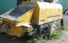 Аренда стационарного бетононасоса SANY HTB60C