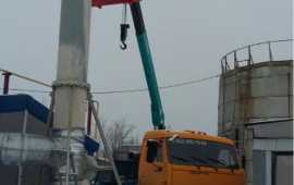 Автовышка на базе камаз (вездеход)