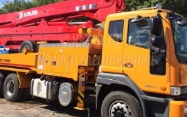Услуги бетононасоса на базе Daewoo