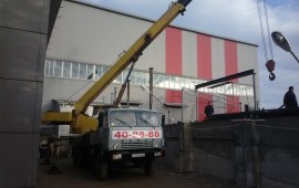 Автокран 20 тонн, стрела 22 м.