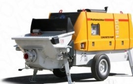 Аренда стационарного бетононасоса Putzmeister