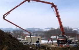 Услуги автобетононасоса 32 м
