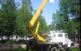 Услуги автовышки, аренда