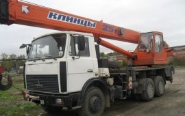 Услуги аренды автокрана.