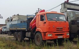 Кран-манипулятор КАМАЗ вездеход 10т