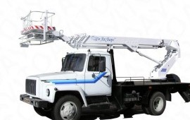 Услуги автовышки газ 3309 телескопическая
