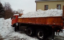 Вывоз снега