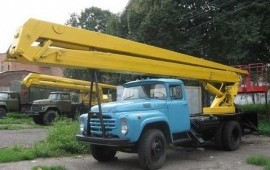 Заказать коленчатую автовышку ЗИЛ