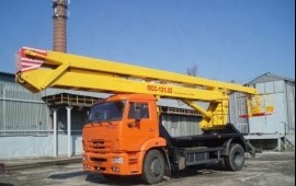 Услуги автовышки 22м в Кунье