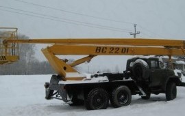 Автовышка 22м вездеход в Верхе-Чебуле