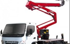 Аренда автовышки Isuzu Elf коленчатой 22м