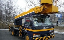 Услуги спецтехники автовышка ISUZU ELF 15 метров