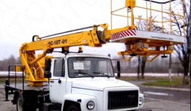 Аренда автовышка (Гидронога) вылет стрелы 18 м в Давлеканово