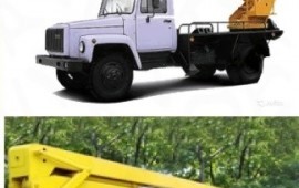 Услуги автовышки АП-17