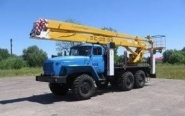 Аренда спецтехники автовышка ВС 18,28м