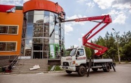 Услуги автогидроподъёмника HyundaiHD78